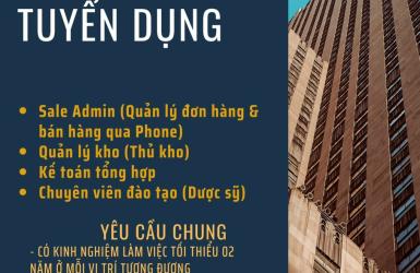 TUYỂN DỤNG KÌ 1 - 2023