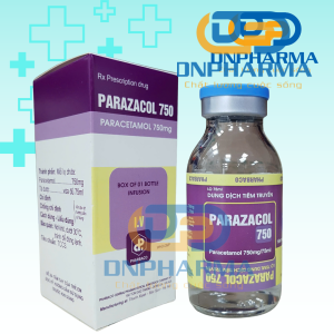 Parazacol 750 điều trị bệnh sốt do không dùng được đường đưa thuốc khác