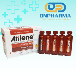 Atilene thuộc nhóm thuốc chống dị ứng và dùng trong những trường hợp quá mẫn