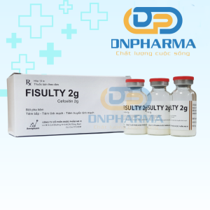 FISULTY 2G sử dụng trong các trường hợp nhiễm khuẩn vừa và dự phòng nhiễm khuẩn sau phẫu thuật