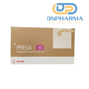 Prega 50mg hỗ trợ điều trị động kinh, đau dây thần kinh