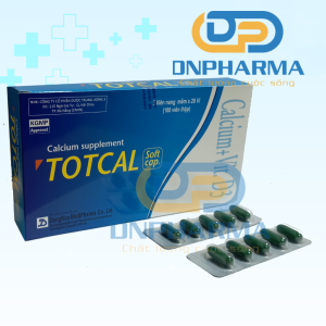 Totcal Soft capsule điều trị còi xương, chứng co giật