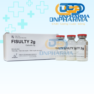 FISULTY 2G sử dụng trong các trường hợp nhiễm khuẩn vừa và dự phòng nhiễm khuẩn sau phẫu thuật