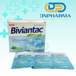 Biviantac BRV điều trị triệu chứng ăn không tiêu, đầy hơi