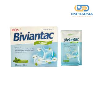 Biviantac BRV điều trị triệu chứng ăn không tiêu, đầy hơi