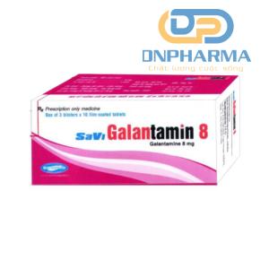 SaVi Galantamin 8 là thuốc dùng để điều trị sa sút trí tuệ nhẹ đến trung bình cho bệnh nhân bị Alzheimer