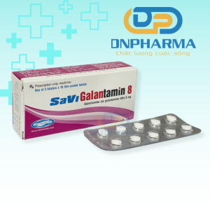 SaVi Galantamin 8 là thuốc dùng để điều trị sa sút trí tuệ nhẹ đến trung bình cho bệnh nhân bị Alzheimer