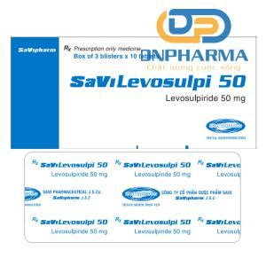 SaViLevosulpi 100 được dùng để điều trị các vấn đề liên quan đến hệ tiêu hóa và tâm lý.