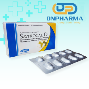 Savprocal D để bổ sung vitamin D và calci giúp xương chắc khỏe, hỗ trợ điều trị loãng xương.