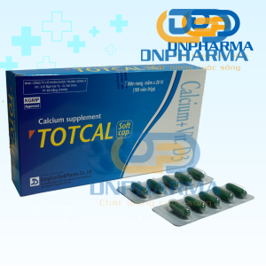 Totcal Soft capsule điều trị còi xương, chứng co giật